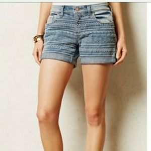 Anthropologie Pilcro denim shorts
